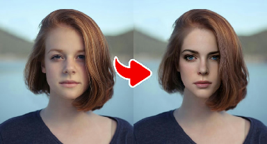 Example result of the 3D Game Style Cartoon Transformation effect