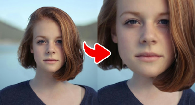 Example result of the Big Head Effect – Fun & Playful effect