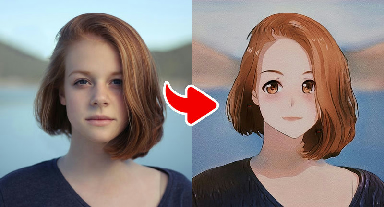 Example result of the Comic Cartoon Effect – Bold & Fun effect