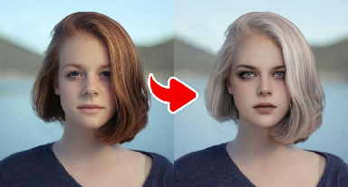 Example result of the Demon Transformation – Dark & Powerful effect