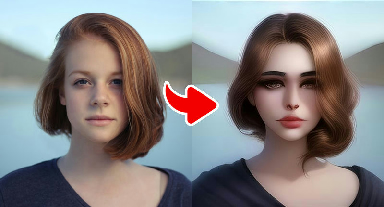 Example result of the Dreamy AI Filter – Soft & Beautiful Vibes effect