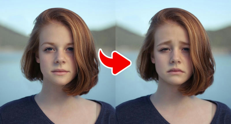 Sad Face Effect – Instantly Look Emotional
